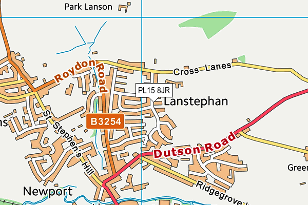 PL15 8JR map - OS VectorMap District (Ordnance Survey)