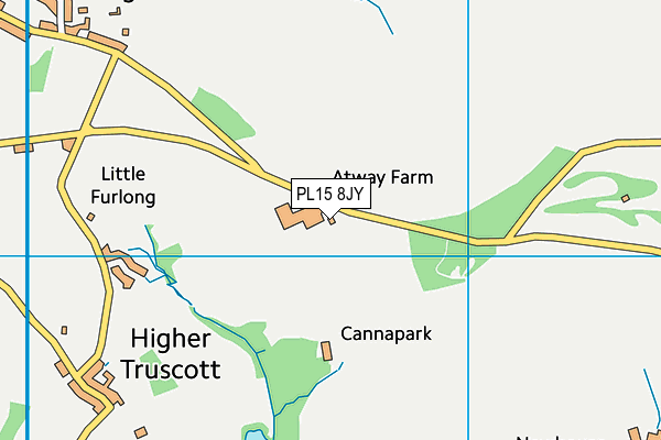 PL15 8JY map - OS VectorMap District (Ordnance Survey)