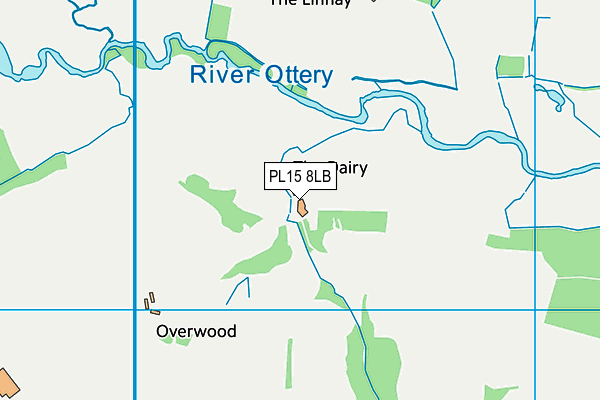 PL15 8LB map - OS VectorMap District (Ordnance Survey)