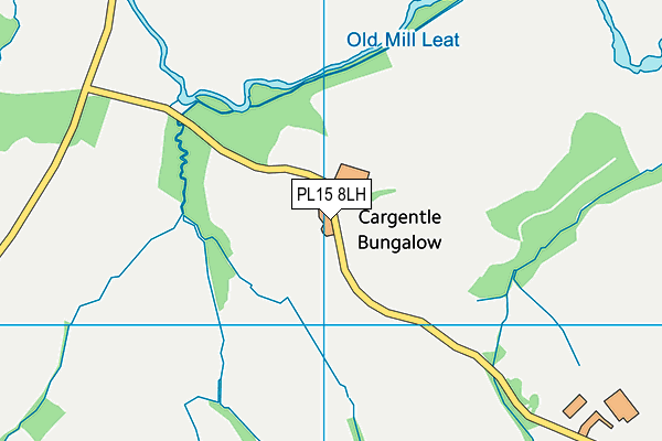 PL15 8LH map - OS VectorMap District (Ordnance Survey)