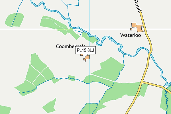 PL15 8LJ map - OS VectorMap District (Ordnance Survey)