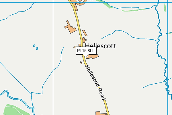 PL15 8LL map - OS VectorMap District (Ordnance Survey)