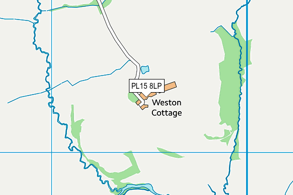 PL15 8LP map - OS VectorMap District (Ordnance Survey)