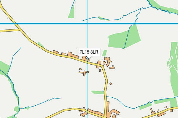 PL15 8LR map - OS VectorMap District (Ordnance Survey)