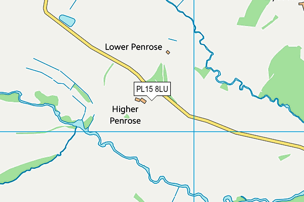 PL15 8LU map - OS VectorMap District (Ordnance Survey)