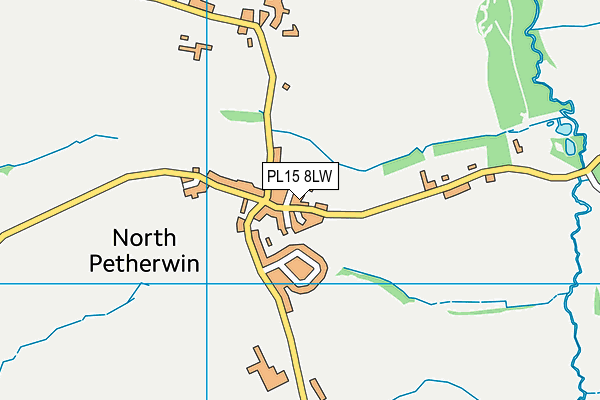 PL15 8LW map - OS VectorMap District (Ordnance Survey)