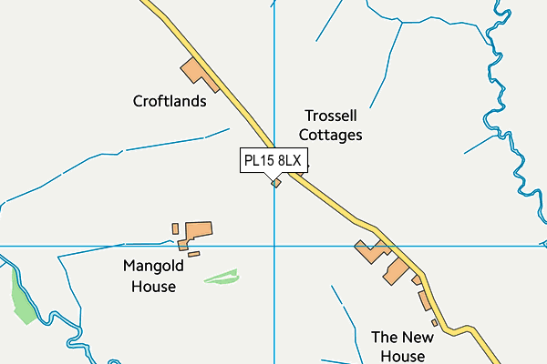 PL15 8LX map - OS VectorMap District (Ordnance Survey)