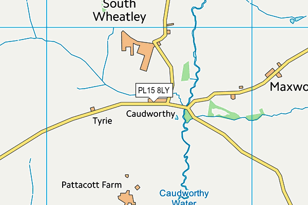 PL15 8LY map - OS VectorMap District (Ordnance Survey)