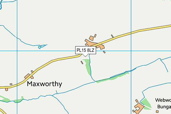 PL15 8LZ map - OS VectorMap District (Ordnance Survey)