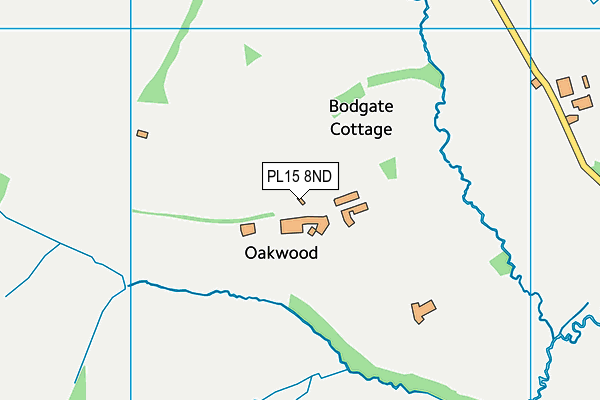 PL15 8ND map - OS VectorMap District (Ordnance Survey)