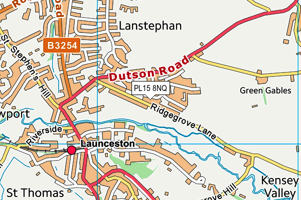 PL15 8NQ map - OS VectorMap District (Ordnance Survey)