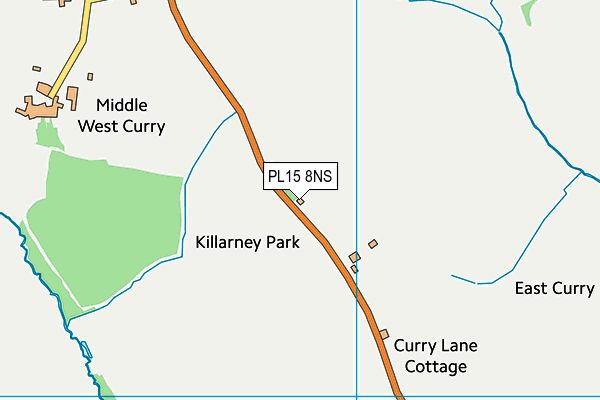PL15 8NS map - OS VectorMap District (Ordnance Survey)