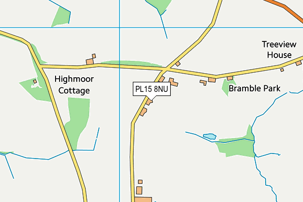 PL15 8NU map - OS VectorMap District (Ordnance Survey)