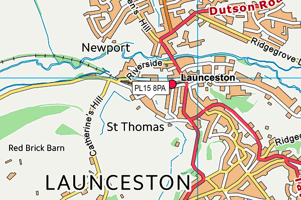 PL15 8PA map - OS VectorMap District (Ordnance Survey)