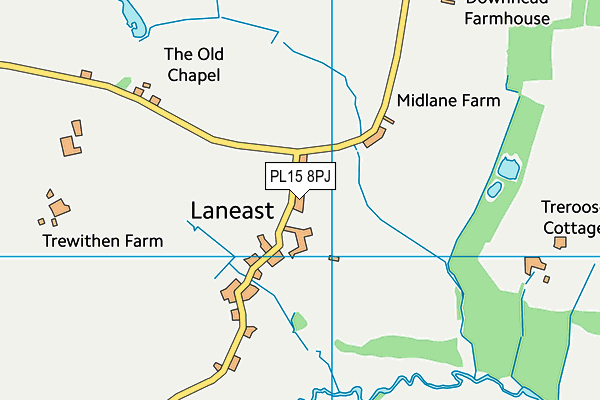 PL15 8PJ map - OS VectorMap District (Ordnance Survey)