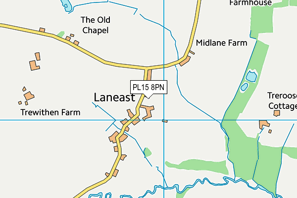 PL15 8PN map - OS VectorMap District (Ordnance Survey)