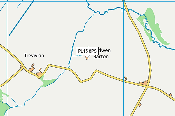 PL15 8PS map - OS VectorMap District (Ordnance Survey)