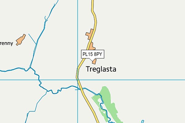 PL15 8PY map - OS VectorMap District (Ordnance Survey)
