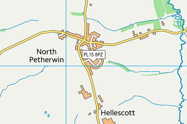 PL15 8PZ map - OS VectorMap District (Ordnance Survey)