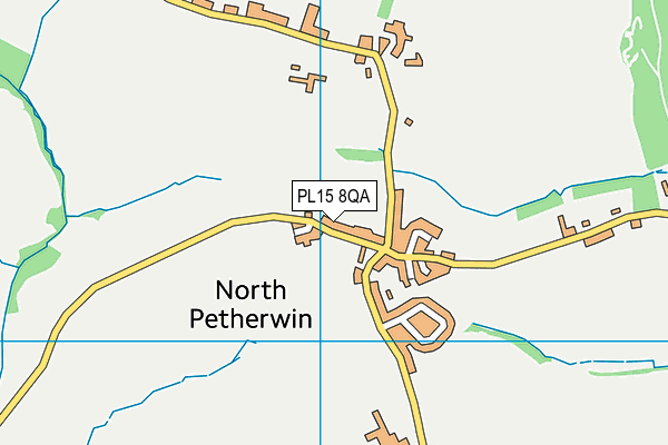 PL15 8QA map - OS VectorMap District (Ordnance Survey)