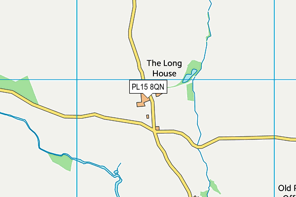 PL15 8QN map - OS VectorMap District (Ordnance Survey)