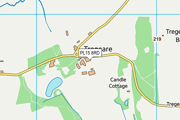 PL15 8RD map - OS VectorMap District (Ordnance Survey)