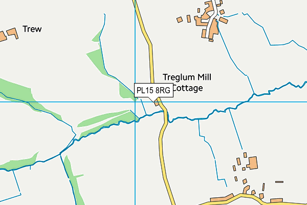 PL15 8RG map - OS VectorMap District (Ordnance Survey)