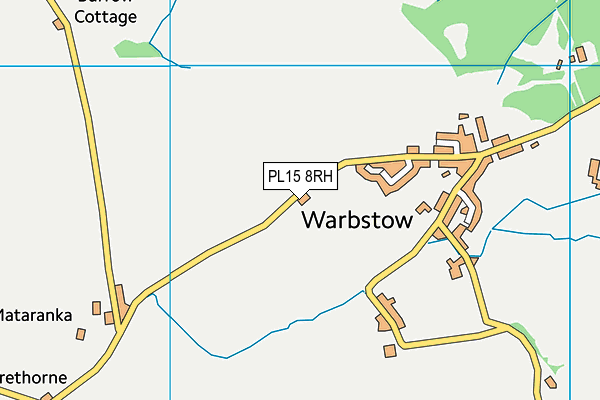 PL15 8RH map - OS VectorMap District (Ordnance Survey)