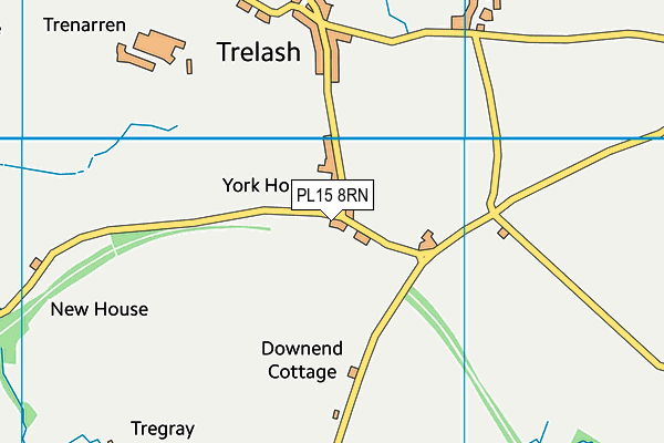 PL15 8RN map - OS VectorMap District (Ordnance Survey)