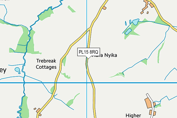 PL15 8RQ map - OS VectorMap District (Ordnance Survey)