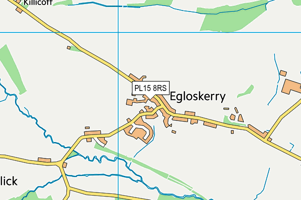 PL15 8RS map - OS VectorMap District (Ordnance Survey)