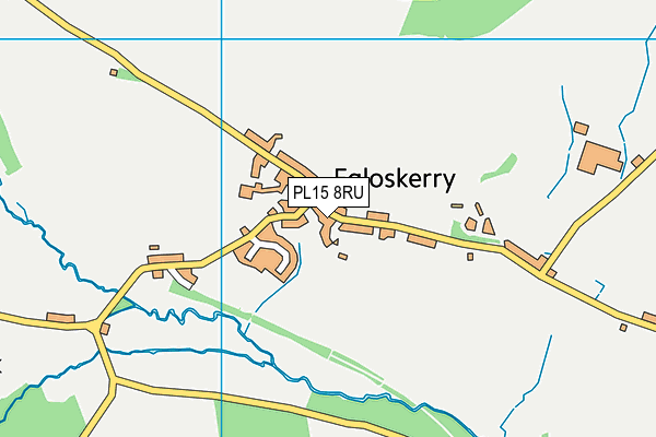 PL15 8RU map - OS VectorMap District (Ordnance Survey)