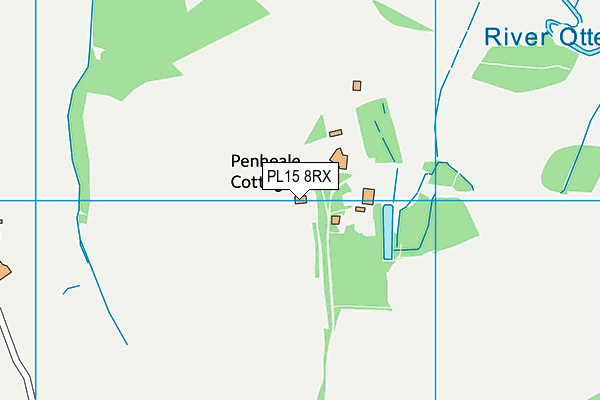 PL15 8RX map - OS VectorMap District (Ordnance Survey)