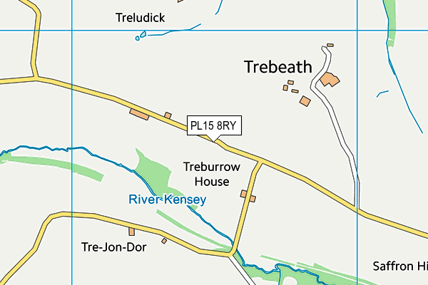 PL15 8RY map - OS VectorMap District (Ordnance Survey)