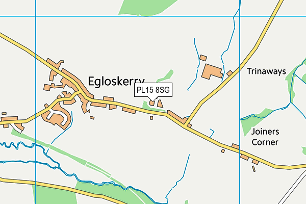 PL15 8SG map - OS VectorMap District (Ordnance Survey)