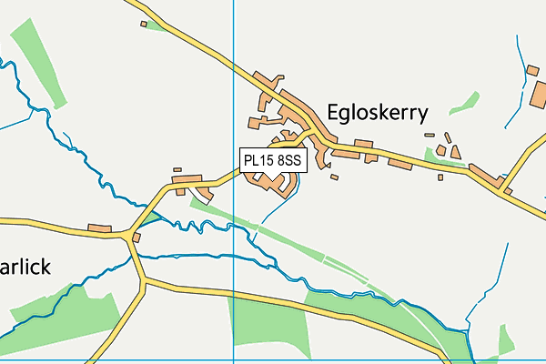 PL15 8SS map - OS VectorMap District (Ordnance Survey)