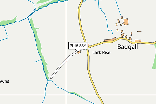 PL15 8SY map - OS VectorMap District (Ordnance Survey)