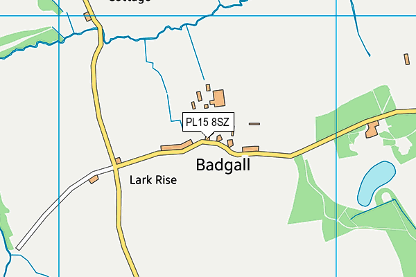 PL15 8SZ map - OS VectorMap District (Ordnance Survey)