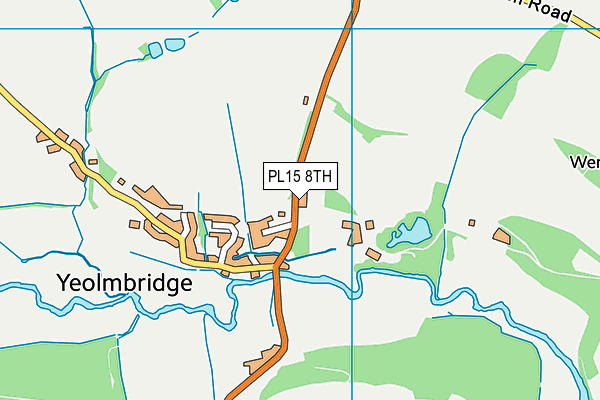 PL15 8TH map - OS VectorMap District (Ordnance Survey)