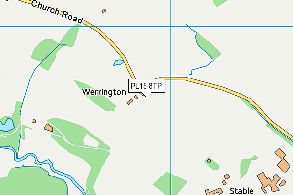 PL15 8TP map - OS VectorMap District (Ordnance Survey)