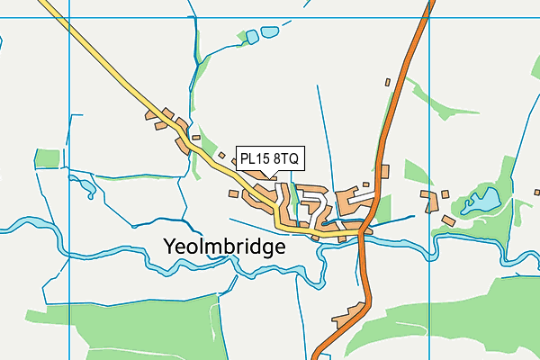 PL15 8TQ map - OS VectorMap District (Ordnance Survey)