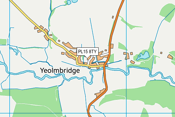 PL15 8TY map - OS VectorMap District (Ordnance Survey)