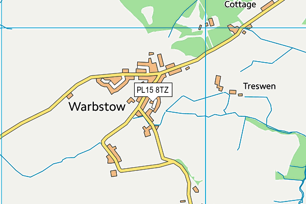 PL15 8TZ map - OS VectorMap District (Ordnance Survey)