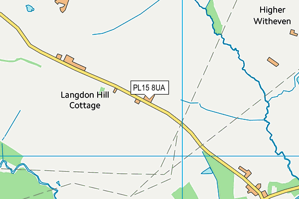 PL15 8UA map - OS VectorMap District (Ordnance Survey)