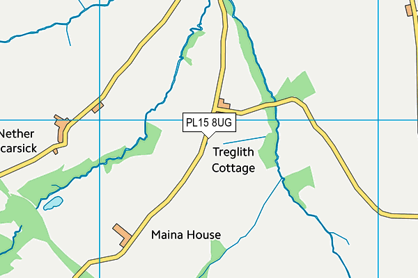 PL15 8UG map - OS VectorMap District (Ordnance Survey)