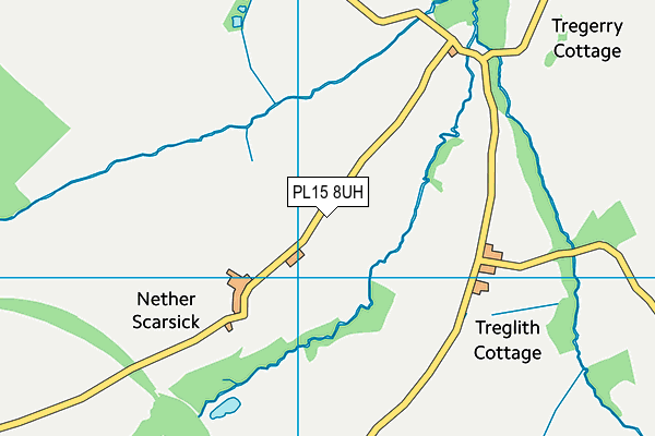 PL15 8UH map - OS VectorMap District (Ordnance Survey)