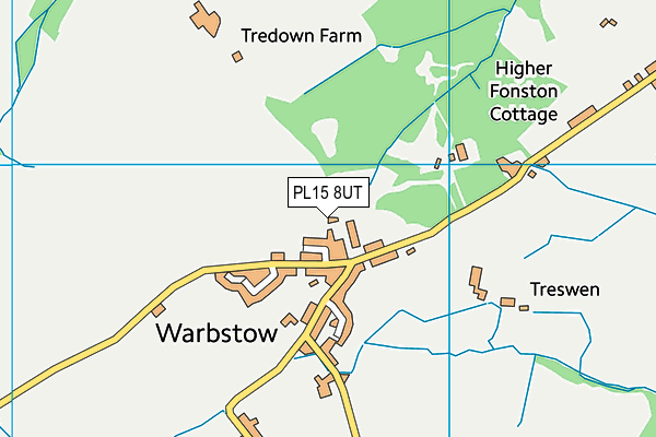 PL15 8UT map - OS VectorMap District (Ordnance Survey)