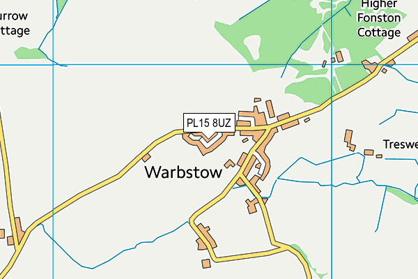 PL15 8UZ map - OS VectorMap District (Ordnance Survey)