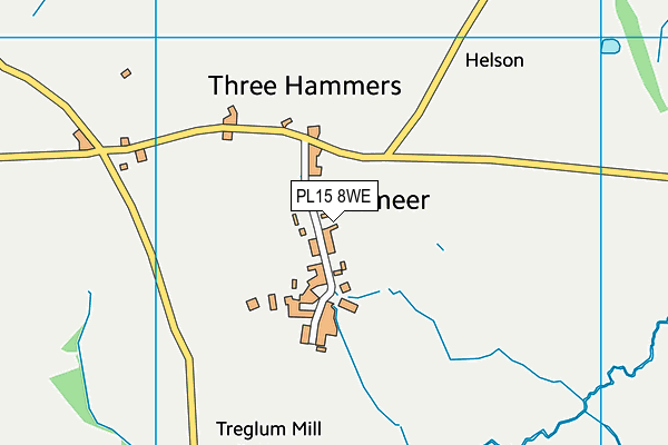 PL15 8WE map - OS VectorMap District (Ordnance Survey)