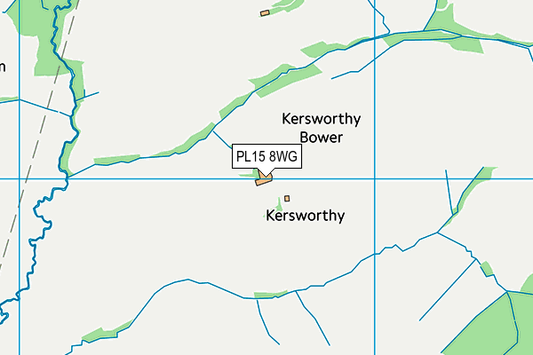 PL15 8WG map - OS VectorMap District (Ordnance Survey)